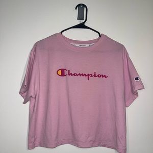 Champion Pink Crop top